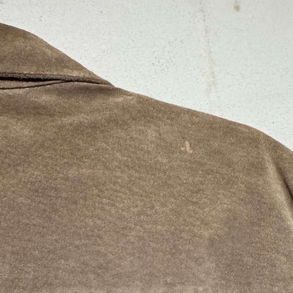 Alfani Vtg Women’s Fringe Leather Suede Jacket Size L Western Boho Festival - Picture 8 of 9